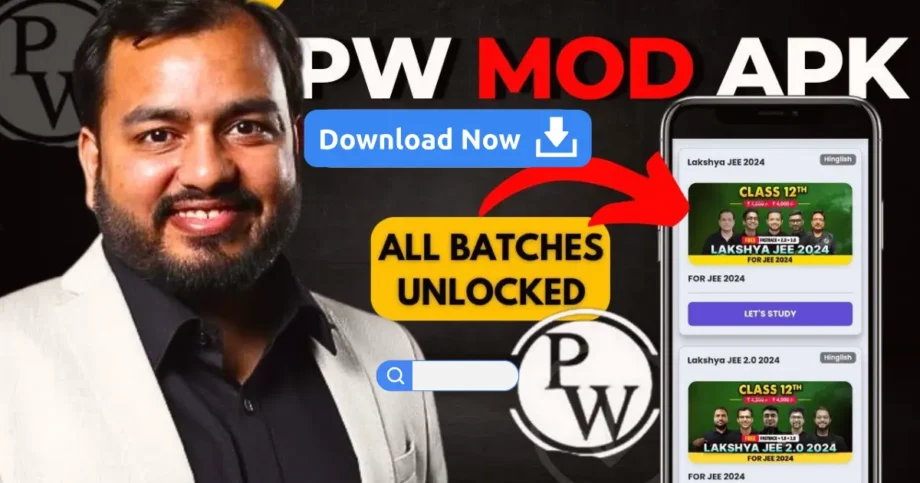 Pw mod apk all batches unlocked 2025